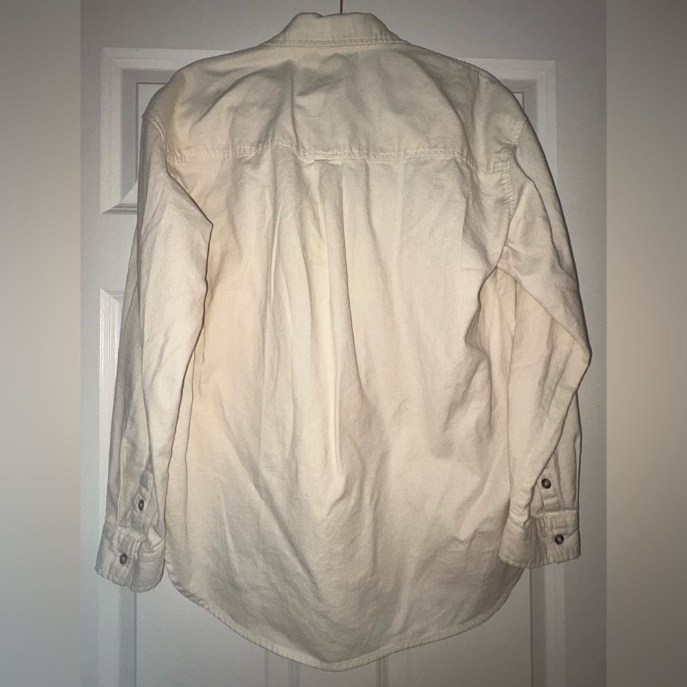 Universal Thread Off-White Oversized button up light jacket - Picture 2 of 3
